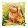 DIY Cross stitch cushion kit Little hare