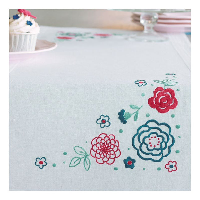 DIY Table Runner kit "PN-0155020 Vervaco Runner "Modern Flower""