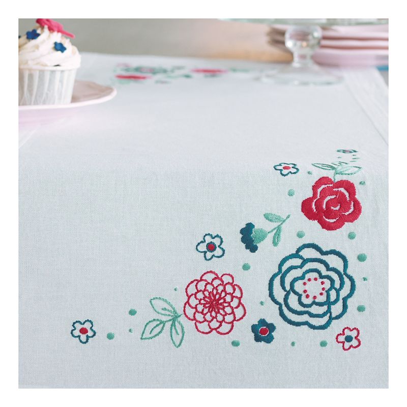 DIY Table Runner kit "PN-0155020 Vervaco Runner "Modern Flower""