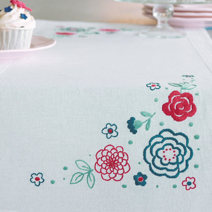 DIY Table Runner kit "PN-0155020 Vervaco Runner "Modern Flower""