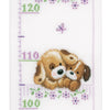 DIY Counted cross stitch kit Playing dogs 18 x 70 cm / 7.2" x 28"