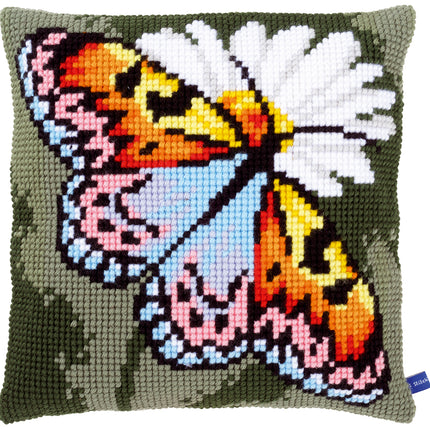 DIY Cross stitch cushion kit Butterfly