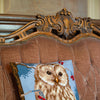 DIY Cross stitch cushion kit Winter owl