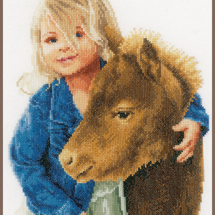 DIY Counted cross stitch kit My best friend