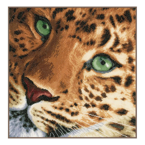 DIY Counted cross stitch kit Leopard