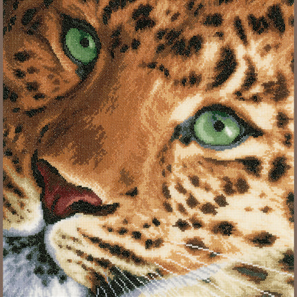 DIY Counted cross stitch kit Leopard