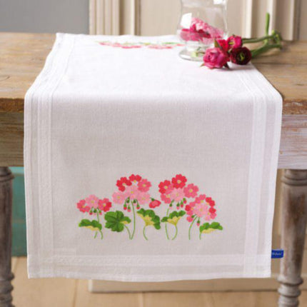 DIY Table Runner kit "PN-0155641 Vervaco Runner "Сranebill""