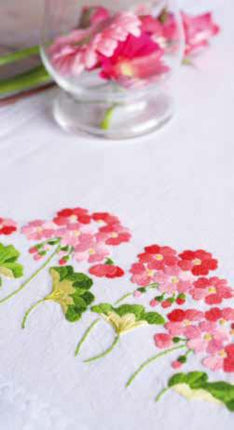 DIY Table Runner kit "PN-0155641 Vervaco Runner "Сranebill""