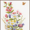 DIY Counted cross stitch kit Field flowers