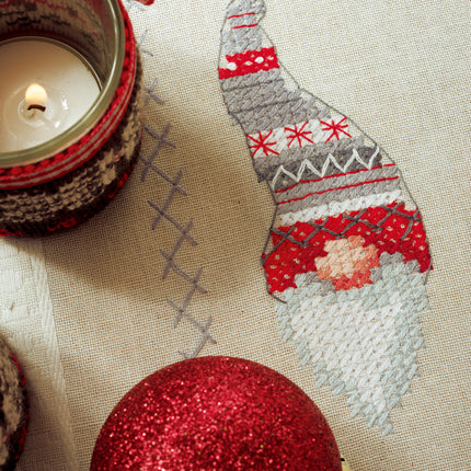DIY Table Runner kit "Table runner kit Christmas gnomes"