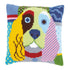 DIY Cross stitch cushion kit Modern dog