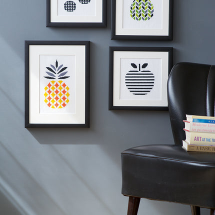 DIY Counted cross stitch kit Pineapple 16 x 26 cm / 6.4" x 10.4"