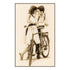 DIY Counted cross stitch kit Couple with bicycle 20 x 36 cm / 8" x 14.4"