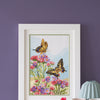 DIY Counted cross stitch kit Swallowtails 25 x 35 cm / 10" x 14"