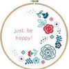 DIY PN-0156333 Counted crossstitch kit with hoop Vervaco "Modern flowers"  /