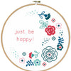 DIY PN-0156333 Counted crossstitch kit with hoop Vervaco "Modern flowers"  /