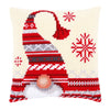 DIY Cross stitch cushion kit Christmas elf