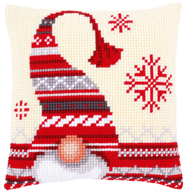 DIY Cross stitch cushion kit Christmas elf