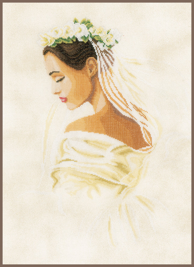 DIY Counted cross stitch kit Bride