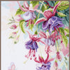 DIY Counted cross stitch kit Fuchsias 27 x 35 cm / 10.8" x 14"