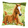 DIY Cross stitch cushion kit Foal