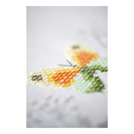DIY Table Runner kit "PN-0157463 Vervaco Runner "Flowers and Butterflies""