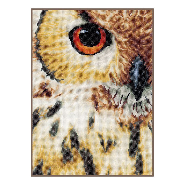 DIY Counted cross stitch kit Owl