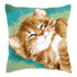 DIY Cross stitch cushion kit Cat