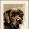 DIY Counted cross stitch kit Labrador puppy 24 x 31 cm / 9.6" x 12.4"