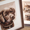 DIY Counted cross stitch kit Labrador puppy 24 x 31 cm / 9.6" x 12.4"