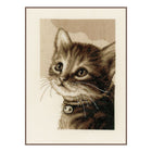 DIY Counted cross stitch kit Kitten 24 x 31 cm / 9.6