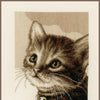 DIY Counted cross stitch kit Kitten 24 x 31 cm / 9.6" x 12.4"