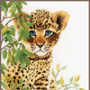 DIY Counted cross stitch kit Little panther