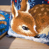 DIY Cross stitch cushion kit Little deer