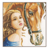 DIY Counted cross stitch kit Woman and horse