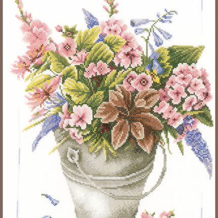DIY Counted cross stitch kit Bouquet of flowers