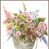 DIY Counted cross stitch kit Bouquet of flowers