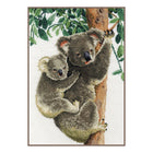 DIY Counted cross stitch kit Koala with baby 27 x 38 cm / 10.8
