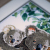 DIY Counted cross stitch kit Koala with baby 27 x 38 cm / 10.8" x 15.2"