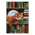 DIY Counted cross stitch kit Cat on Bookshelf 25 x 35 cm / 10" x 14"