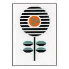 DIY Counted cross stitch kit Abstract flower 14 x 25 cm / 5.6