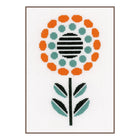 DIY Counted cross stitch kit Abstract flower 14 x 25 cm / 5.6