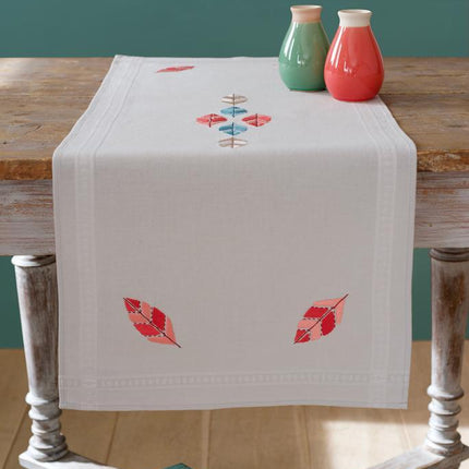 DIY Table Runner kit "Table runner kit Feathers"