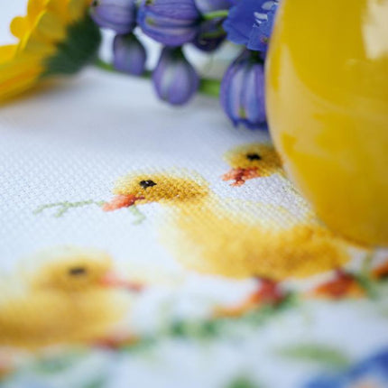 DIY Table Runner kit "Aida table runner kit Little ducks"