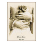 DIY Counted cross stitch kit Newlyweds 21 x 28 cm / 8.4