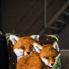 DIY Cross stitch cushion kit Foxes