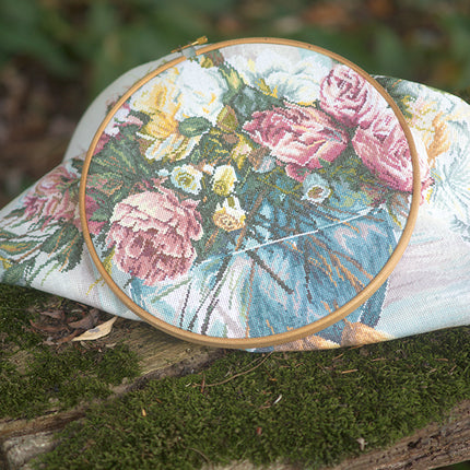 DIY Counted cross stitch kit Flowers