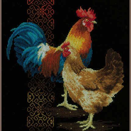 DIY PN-0162577 Vervaco "Chicken & Rooster"  /