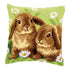 DIY Cross stitch cushion kit Two rabbits