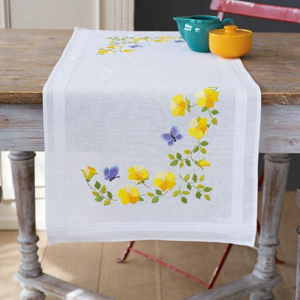 DIY Table Runner kit "Table runner kit Spring flowers"